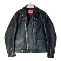 ADDICT CLOTHES アディクトクローズ AD-03 AD-03 BRITISH ASYMMETRY JACKET (SHEEP) シープスキン ライダースジャケット ブラック size46 瑞穂店
