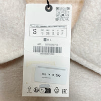 ZARA ザラ タグ付き ブークレー バイカージャケット 5070 026 712 アイボリー sizeS 瑞穂店