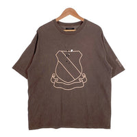 RE:Number(N)ine リ ナンバーナイン EMBLEM CLASH PIGMENT BIO TEE エンブレム クラッシュ ピグメントバイオ Tシャツ ブラウン ダメージ加工 nmbsc537 Size 3 福生店