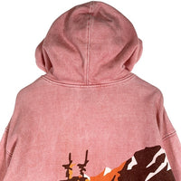 KITH TREATS キス トリーツ Campfire Hoodie キャンプファイヤー プルオーバーフーディー パーカー ピンク Size L 福生店