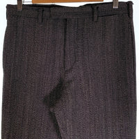 PRADA プラダ ヘリンボーン ウール スラックス グレー 厚手 Size 46 福生店