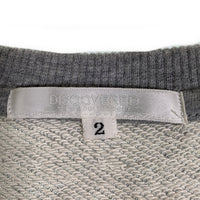 DISCOVERED ディスカバード キルティング 半袖スウェットトレーナー グレー DC-AW13-CU-04 Size 2 福生店