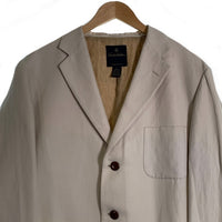 Brooks Brothers ブルックスブラザーズ リネン コットン 3B テーラードジャケット オフホワイト Size L 福生店
