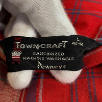 60's US古着 TOWNCRAFT タウンクラフト チェックガウン シャツ Size L 福生店