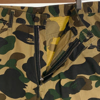 A BATHING APE アベイシングエイプ コットンリップストップ 5ポケットパンツ サルカモ Size L 福生店