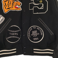 SUPREME シュプリーム 23AW Tiger Varsity Jacket タイガーバーシティジャケット スタジャン 袖レザー Size M 福生店