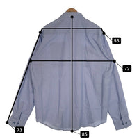 90's DSCP U.S.NAVY ユーティリティ ワークシャツ 長袖 ライトブルー 98年会計 Size XXL-40SL 福生店