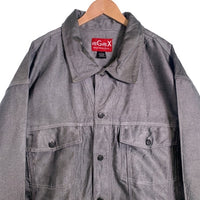 Mega Maxx Jeans MGMX メガマックスジーンズ トラッカージャケット シルバー Size XXL 福生店
