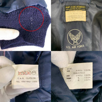 C.A.B. CLOTHING キャブクロージング U.S. AIR FORCE エアフォース Marilyn Monroe マリリンモンロー MOSQUITO B-15C フライトジャケット ネイビー MIL-J-6251 Size 42 福生店