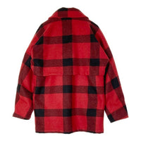 EDDIE BAUER エディバウアー 黒タグ マッキーノクルーザー ジャケット バッファローチェック レッド sizeS ※内タグの切れ 瑞穂店