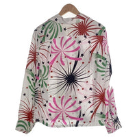 Starry Gate by JELADO ジェラード Westcoast Shirts オープンカラーレーヨンシャツ 花火柄 ホワイト Size M 福生店