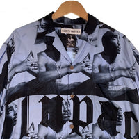 WACKOMARIA ワコマリア TUPAC HAWAIAN SHIRT 2パック ハワイアンシャツ アロハ ブラック ブルー Size XL 福生店
