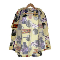 WACKO MARIA ワコマリア DJ HARVEY オープンカラーレーヨンシャツ イエロー Size S 福生店