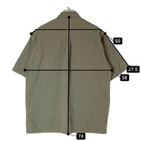 GRAMICCI グラミチ GUJK-21S043 SHELL CAMP SHIRTS オリーブ sizeM 瑞穂店