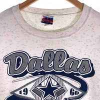 90's TRENCH トレンチ Dallas Cowboys ダラスカウボーイズ クルーネックスウェット アッシュグレー USA製 Size XL 福生店