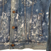 DENIM&SUPPLY RALPH LAUREN デニム&サプライ ラルフローレン デニムトラッカージャケット USED/ペンキ加工 インディゴ Size L 福生店