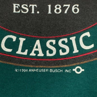 90's Budweiser バドワイザー プリントTシャツ グリーン USA製 Holoubek Size XL 福生店