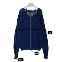 Polo Ralph Lauren ポロ ラルフローレン HAND KNIT コットン ケーブルニット セーター ネイビー sizeL 瑞穂店