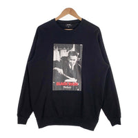 BEAMS ビームス BLACK RAIN ブラックレイン フォトプリント クルーネックスウェットトレーナー ブラック Size XL 福生店