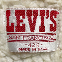 Levi's リーバイス 70608-0216 ボタン裏527 USA製 デニムボアジャケット Gジャン インディゴ size42 瑞穂店