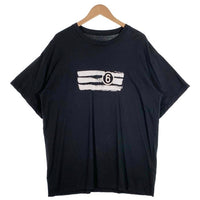 MM6 Maison Margiela エムエムシックス メゾンマルジェラ 25SS ナンバリングロゴプリント Tシャツ ブラック SH2GC0023 Size L 福生店