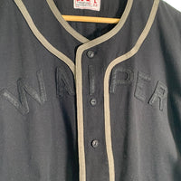 WAIPER.inc ワイパー BASEBALL SHIRT ベースボールシャツ ブラック WP1045 Size L 福生店