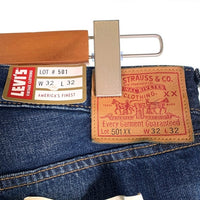 LEVIS VINTAGE CLOTHING リーバイスヴィンテージクロージング LVC 1947復刻 501XX テーパードデニムパンツ ジーンズ インディゴ USED加工 47501-0176 Size 32×32 福生店