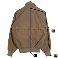 BARACUTA バラクータ G9 ハリントンジャケット スウィングトップ リブブルゾン ベージュ イングランド製 AEROファスナー Size 102cm/40 福生店