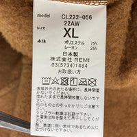 CAL O LINE キャルオーライン CL222-056 ハーフジップフリース パーカー ブラウン sizeXL 瑞穂店