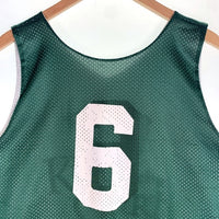 SAXON KING of the COURT バスケットボール バスケ タンクトップ ホワイト グリーン カナダ製 Size XL 福生店