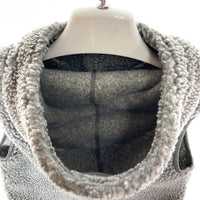 Gymphlex ジムフレックス ボアベスト くるみボタン グレー size14 瑞穂店