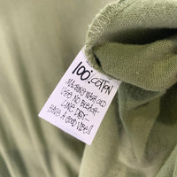 80's STUSSY ステューシー リベット打ちポケット Tシャツ 無地 グリーン USA製 黒タグ Size L 福生店