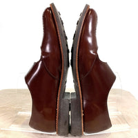 Sanders サンダース Mary Jane Sandal メダリオン モンクストラップ レザーシューズ 革靴 ブラウン 1808T イングランド製 Size UK7 (26cm) 福生店
