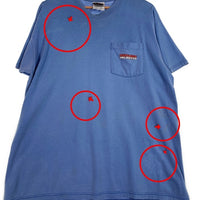 90's Marlboro マルボロ UNLIMITED コヨーテ バックプリント ポケットTシャツ ライトブルー USA製 Size F 福生店