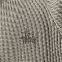 STUSSY ステューシー 24AW Raglan Thermal Basic Stock サーマル ロンT ロングスリーブ 長袖 Tシャツ チャコール Size M 福生店