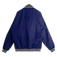 Schott ショット 22SS NYLON VARSITY JACKET ナイロン バーシティジャケット スタジャン ロイヤルブルー 3122055 スナップボタン Size 2XL 福生店