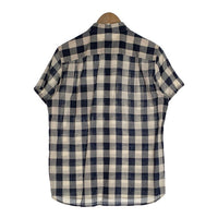 A.P.C. アーペーセー コットン リネン チェックシャツ 半袖 Size M 福生店