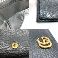 GUCCI グッチ GG プチマーモント 3つ折り財布 レザーウォレット ブラック 474746・534563 瑞穂店