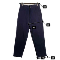 90's STUSSY ステューシー キャンバスコットン トラウザーパンツ ネイビー 中国製 紺タグ Size 32 福生店