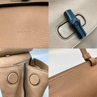 GUCCI グッチ 370831・527066 バンブー デイリー 2WAY ハンド ショルダーバッグ ベージュ 瑞穂店