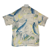 SUN SURF サンサーフ レーヨン アロハシャツ グレー sizeM 瑞穂店