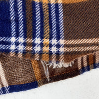 Sears シアーズ チェック ネルシャツ ネイビー×ブラウン sizeXL 瑞穂店