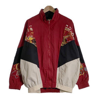 doublet ダブレット BREAK UP EMBROIDERY TRACK JACKET ナイロン トラックジャケット レッド ブラック ホワイト Size - 福生店