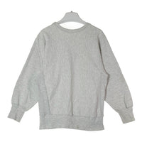 Champion チャンピオン USA製 刺繍タグ 3段プリント ラバープリント リバースウィーブ スウェットトレーナー グレー sizeM 瑞穂店