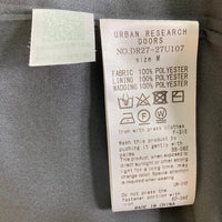 URBANRESEARCH DOORS アーバンリサーチ ドアーズ dr27-27u107 ノーカラーミドルブルゾン チャコール sizeM 瑞穂店
