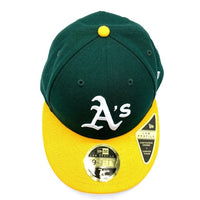 NEW ERA ニューエラ オークランド・アスレチックス 59FIFTY LP キャップ グリーン×イエロー size7 1/4 瑞穂店