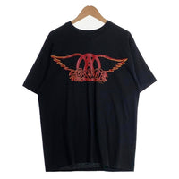 90's Aerosmith エアロスミス GET A GRIP プリントTシャツ ブラック Hanes USA製 Size XL 福生店