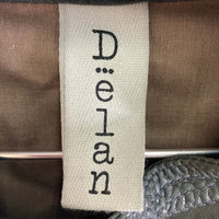 Delan デラン スタンドカラー レザージャケット グレー size54 瑞穂店