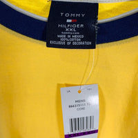 00's TOMMY HILFIGER トミーヒルフィガー クルーネックTシャツ イエロー メキシコ製 Size XXL 福生店