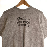 WAREHOUSE ウエアハウス Lot 4601 PIRATES 半袖 プリント Tシャツ ヘザーグレー Size L 福生店